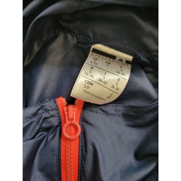ADIDAS STELLASPORT GLOW WINDBREAKER JACKET SIZE S - Picture 9 of 11